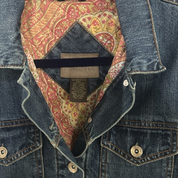 Austin Clothing Co. “ROADSTER” Paisley-Lined Denim Jacket | Women’s Size Small - Picture 7 of 9